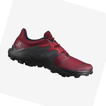 Salomon WILDCROSS 2 Trail Futócipő Férfi Fekete Piros | HU 2103ZUT